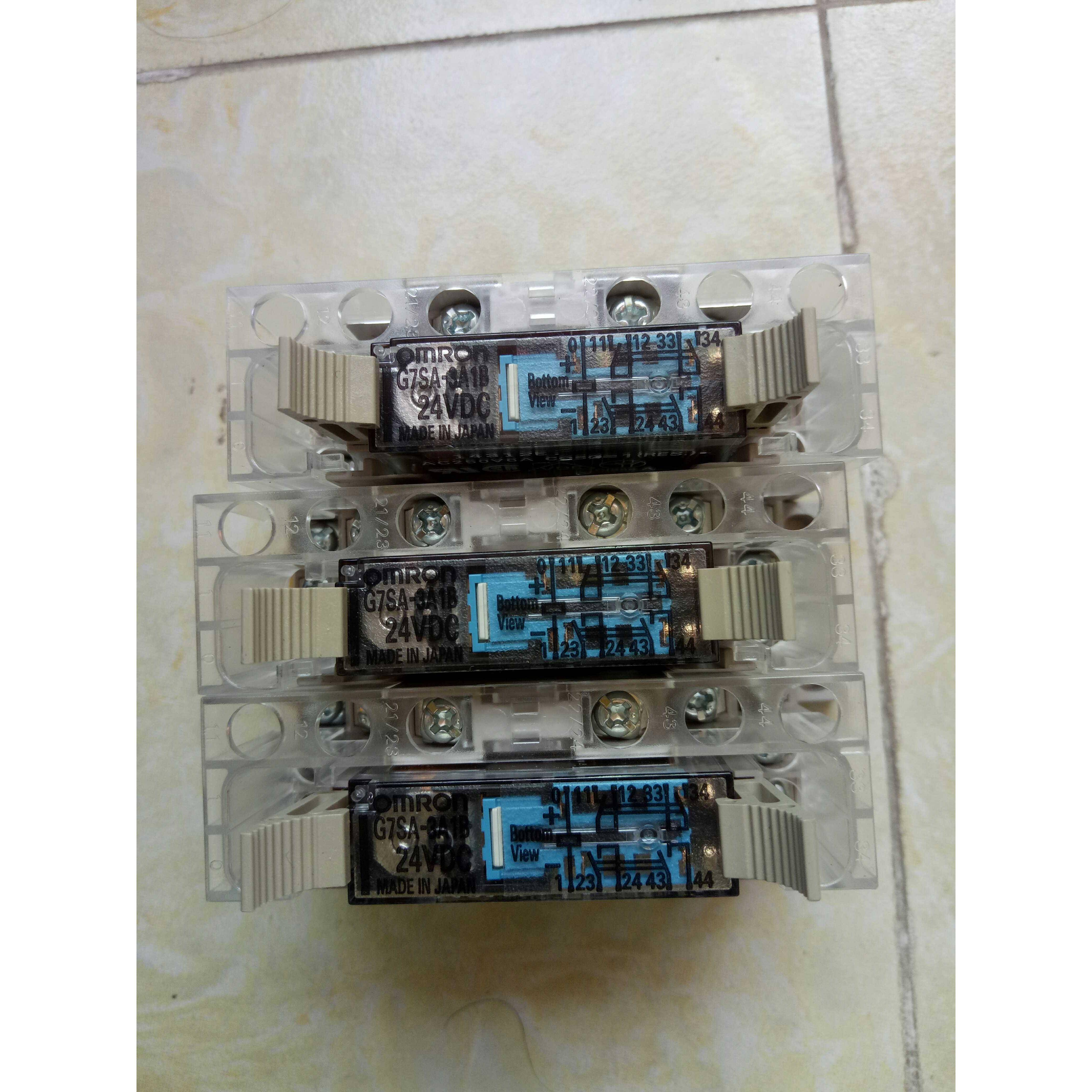 原装正品OMRON欧姆龙继电器G7SA一3A1B一24VDC现货功能包好品质现