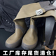 雨鞋 网红款 柔软高筒防水防滑 套鞋 女士橡胶鞋 雨靴工厂库存四季 时尚
