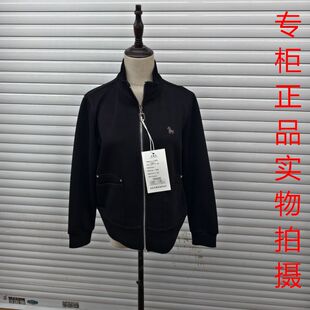 美诗达2601休闲立领拉链卫衣女绿色口袋开衫 宽松百搭显瘦上衣2026