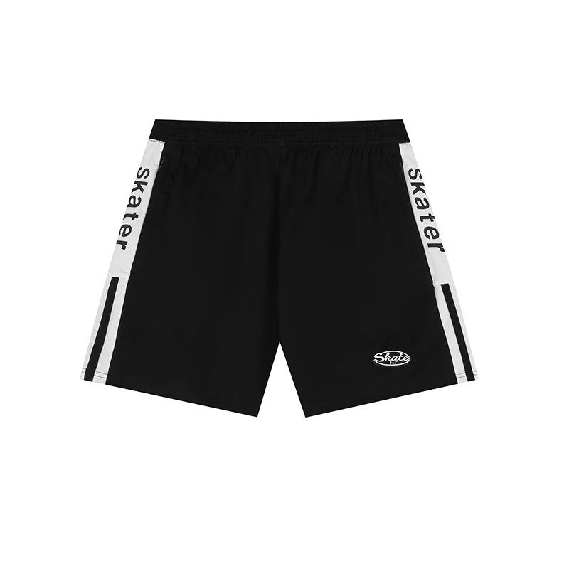 361度女士棉质针织短裤拼色新品2025夏舒适运动五分裤562439006B