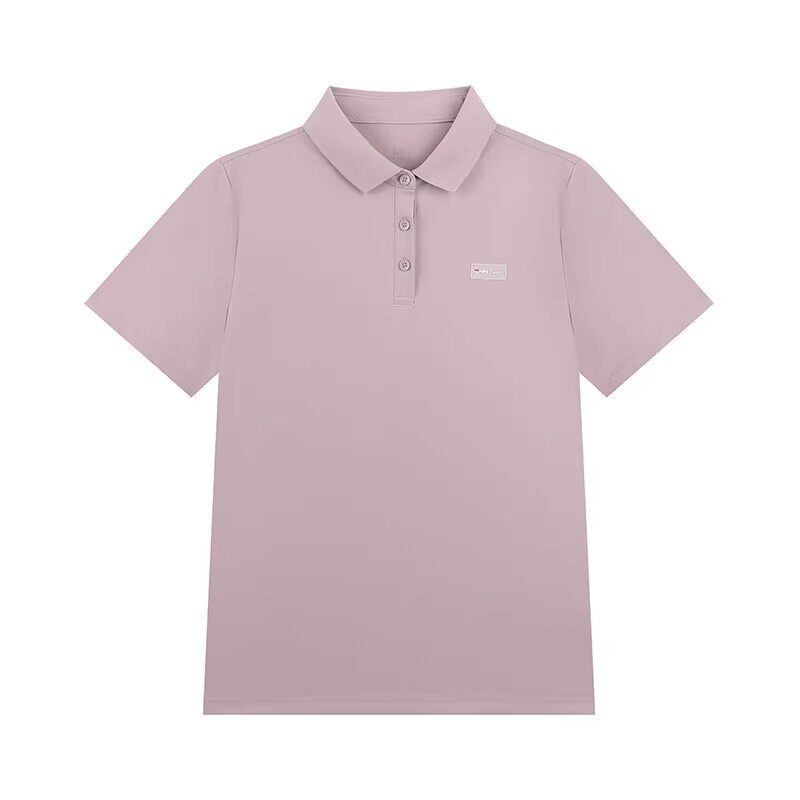 361度女士短袖POLO衫速干新品2025夏休闲衫冰感翻领T恤562524009A - 实物图
