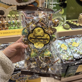 日本道顿堀BonBonTown巧克力夹心棒棒糖牛奶抹茶糖果24枚袋装