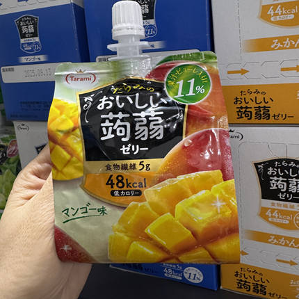 现货秒发 日本进口tarami蒟蒻果冻低卡水果味饮料美味推荐150g