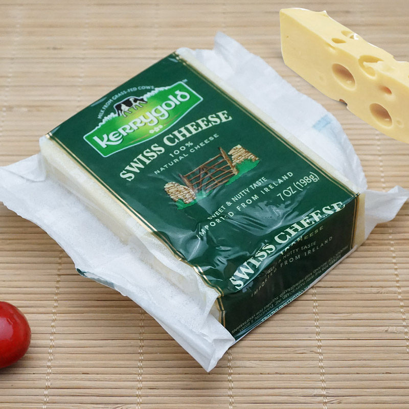 瑞士风味金凯利大孔奶酪 即食 原制干酪宝宝辅食奶酪swisscheese