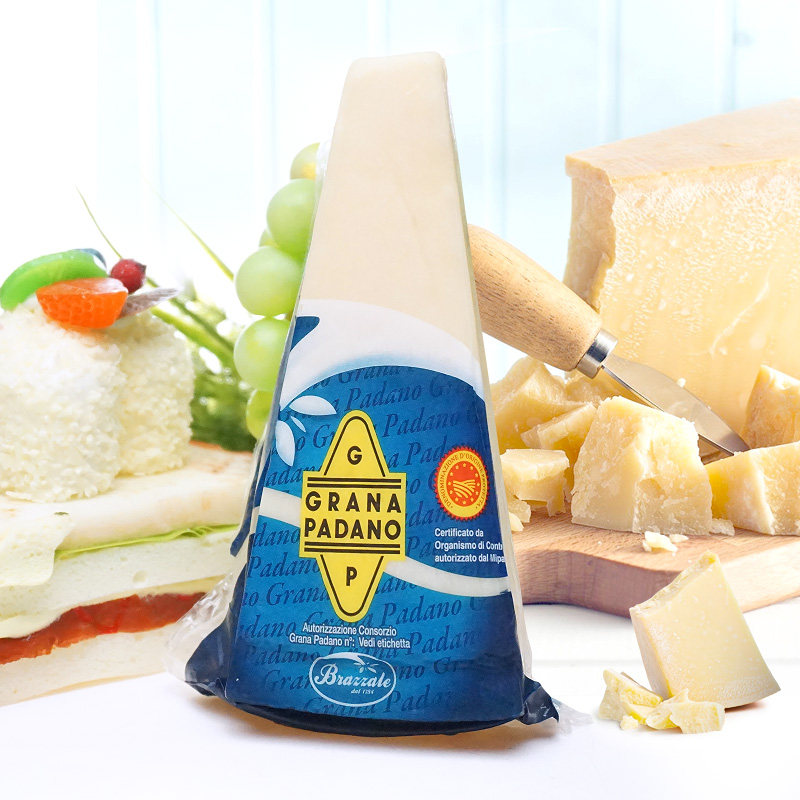 意大利帕玛森奶酪grana padanocheese柏札莱干酪200g原制即食芝士