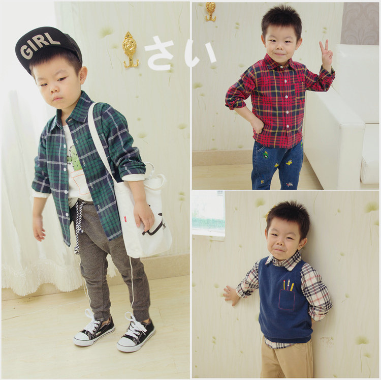 Chemise garcon à manche longue - Ref 2075994 Image 1