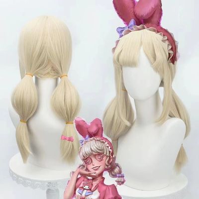 第五人格美乐蒂拉拉队员cos假发三丽鸥联动cosplay假毛 黄双马尾
