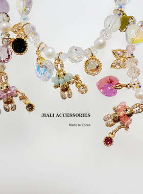 韩国东大门新款水晶串珠手链