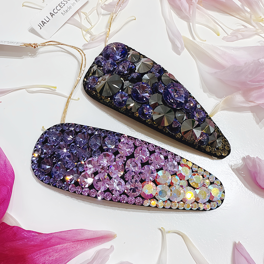 JIALI奥地利进口水晶钻超闪发夹