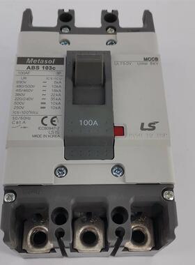 原装LS产电塑壳断路器ABS33C53C103C203C403C603C空气开关