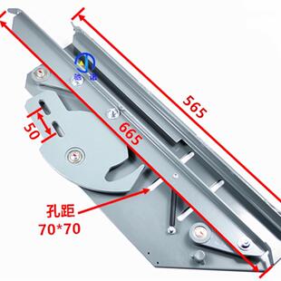 电梯配件巨人通力三菱申菱电梯中分门变频门刀臂长560/660mm