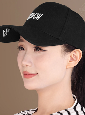 春秋款棒球帽男女同款潮流时尚百搭字母刺绣街头情侣棒球帽鸭舌帽