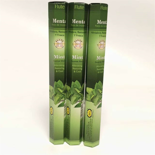 共3盒印度原装长笛Flute线香 熏香正品檀衣橱家用净化空气持久薰2