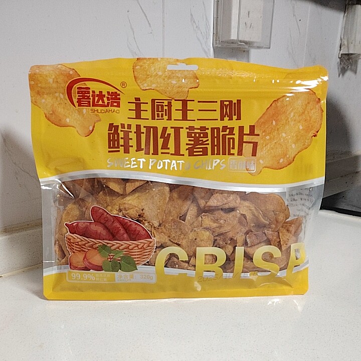 香脆地瓜片320g烤红薯片芝香酥脆番薯干农家自制碳烤香芋干散装