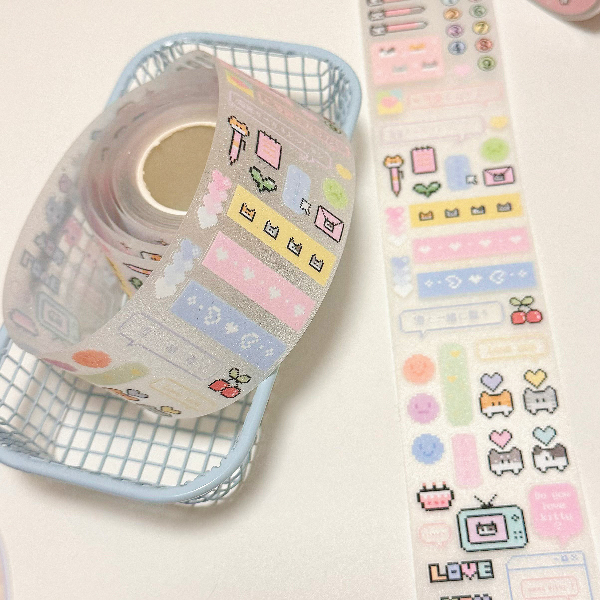 原创猫咪TUUO韩系可爱双透拼贴