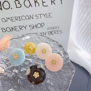 DSG 仿玉石小清新国风扣唐装汉服旗袍衬衫西装女装复古开衫纽扣