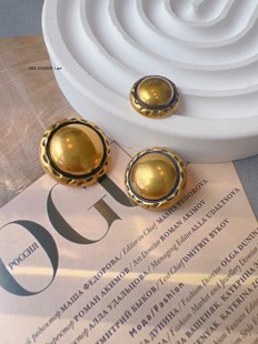 复古学院古铜圆帽金属纽扣外套大衣衣服毛呢扣子圆形装 饰百搭钮扣