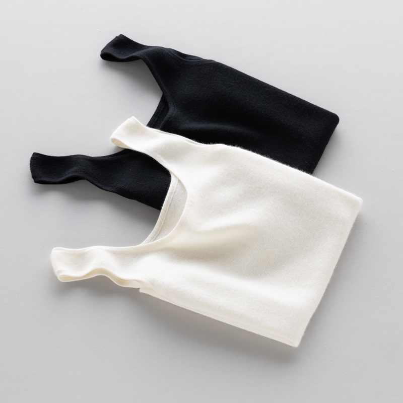 68支精纺纯山羊绒吊带背心女内搭