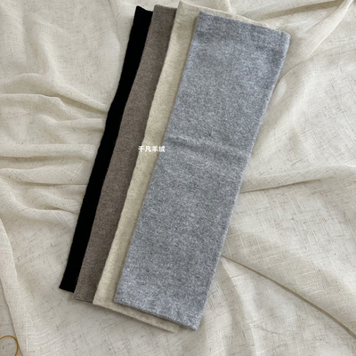 长款厚山羊绒护膝盖护腿袜套防寒