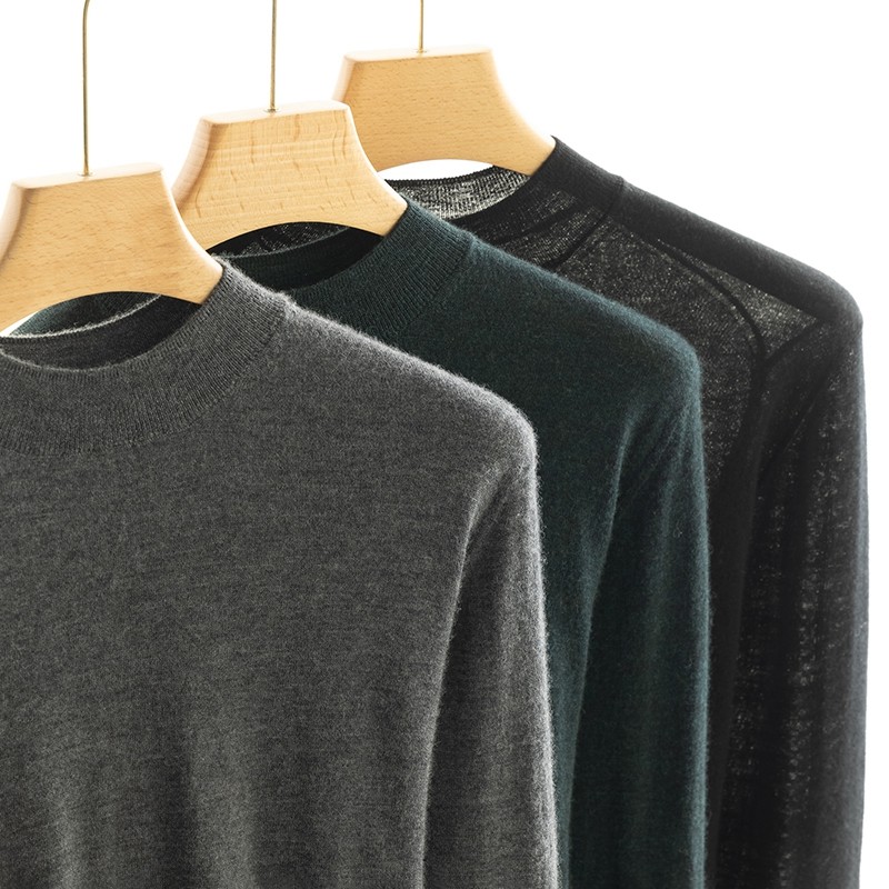 68支精纺薄100%山羊绒衫男半高领纯色贴身针织打底衫毛衣内搭秋冬,男装,羊绒套衫,淘宝优惠券,粉丝福利购,淘宝优惠卷