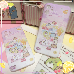 卡通猫咪水果适用iphone12苹果11手机壳熊冰激凌oppo华为保护壳软