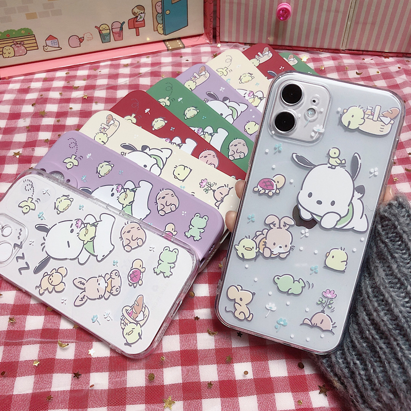 苹果华为多型号硅胶卡通满减优惠