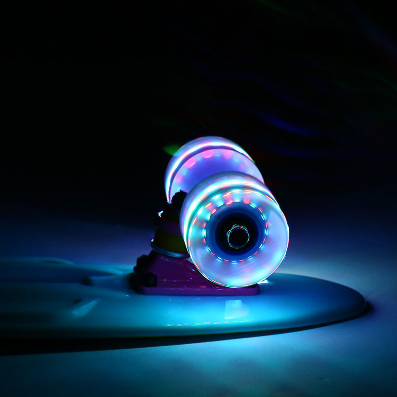 浪斯基陆冲闪光轮Surfskate陆衡甲板车极光OT磁力发电耐磨发光轮