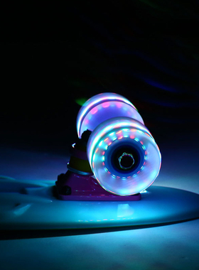 LANSKY陆冲闪光轮Surfskate陆衡甲板车极光OT磁力发电耐磨发光轮