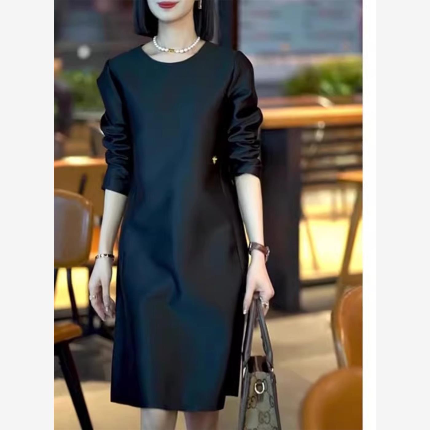 加码女性春秋季新赫本风