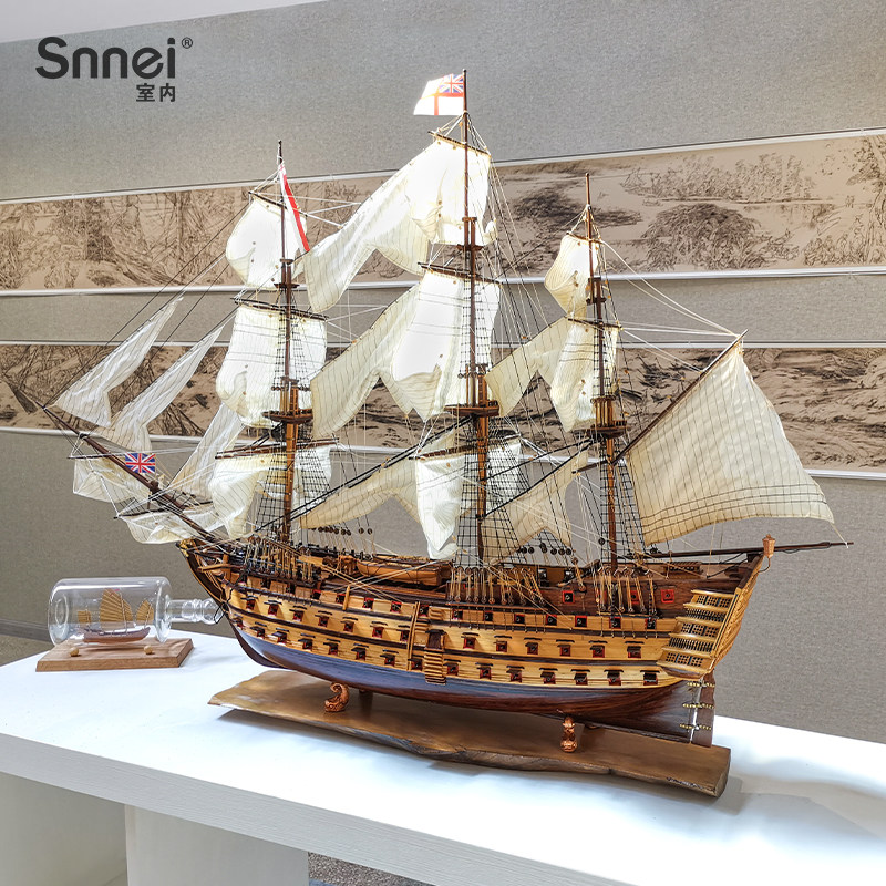 Snnei胜利号帆船模型装饰摆件图片