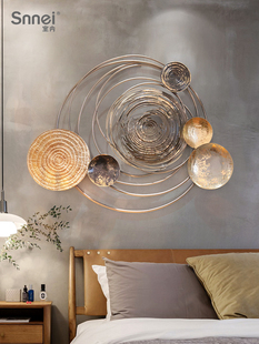 Wabi-Sabi风格墙壁装饰酒店B&B创意艺术房间装饰铁墙装饰个性化立