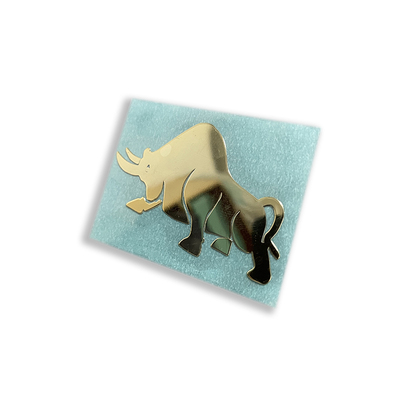 金牛贴纸手机金属贴金属质感