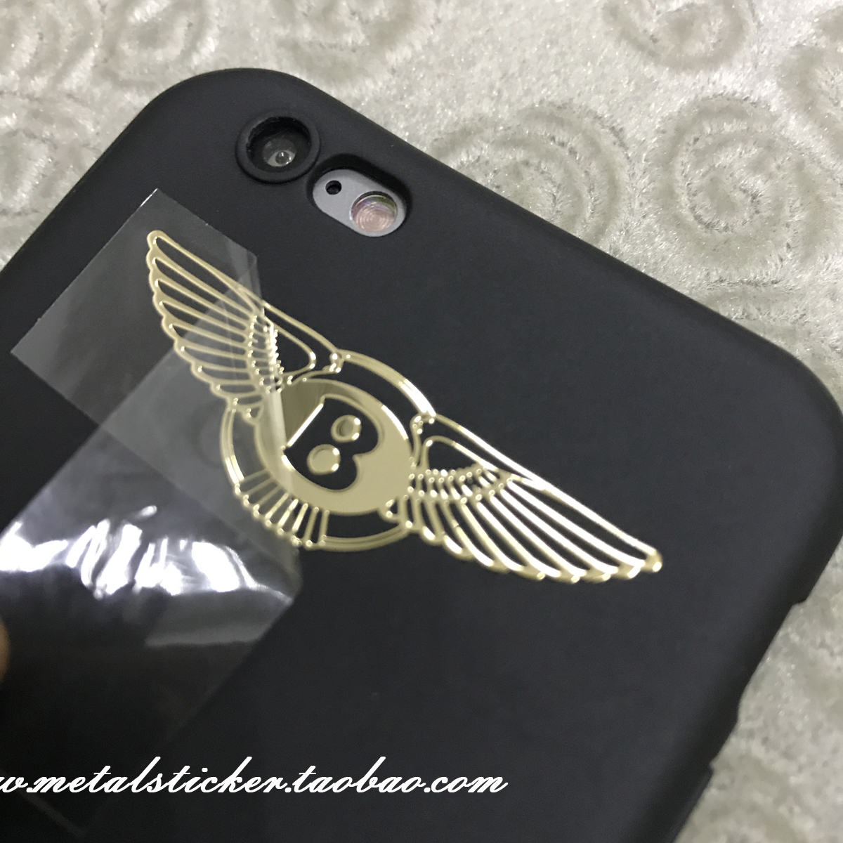 金属质感手机金属贴订制手机贴