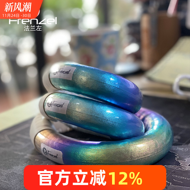 FRENZEL法兰左2.5-4kg变色龙金属色迷彩自由潜颈部配重深度训练