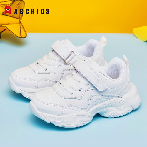 ABCKIDS防水轻便小白鞋男童女童