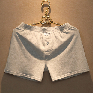 男款 纯棉四角夏季 平角裤 宽松男士 衩不卡裆短裤 阿罗裤 男生大裤 内裤