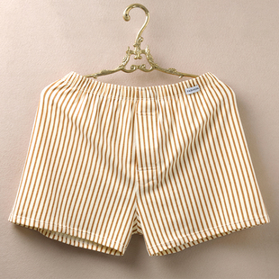 男士 中腰四角裤 内裤 宽松舒适高端潮牌条纹短裤 纯棉2025新款 阿罗裤