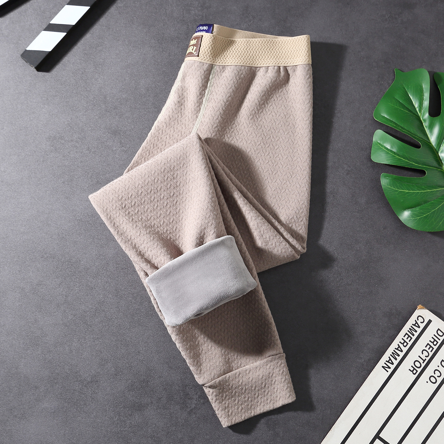 保暖裤男款冬季防静电加绒棉毛裤