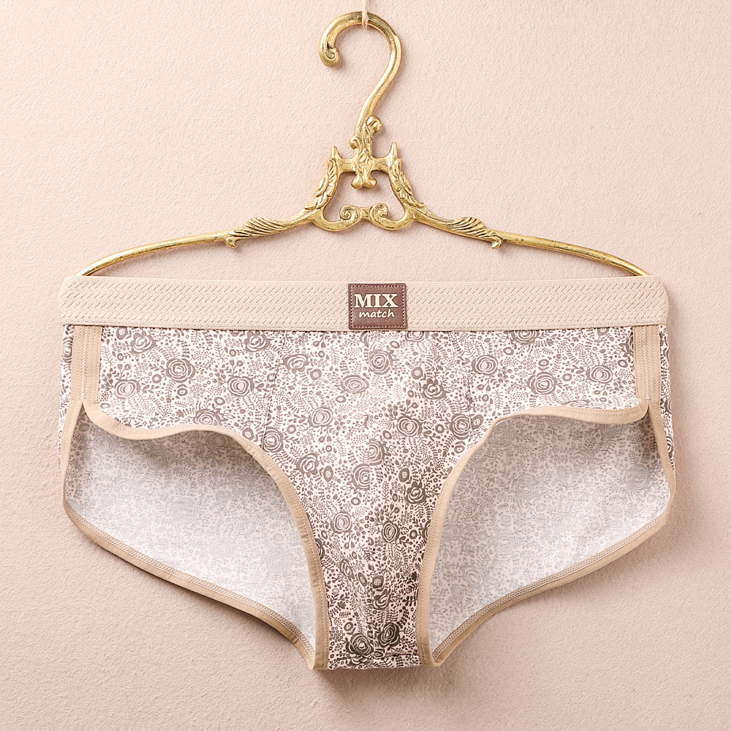 男士三角裤2025新款纯棉印花短裤