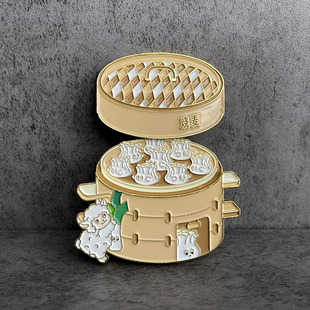 内蒙古旅游纪念品内蒙古冰箱贴烧卖呼和浩特特色工艺品伴手礼