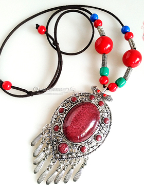 民族风蒙古元素可调节项链饰品