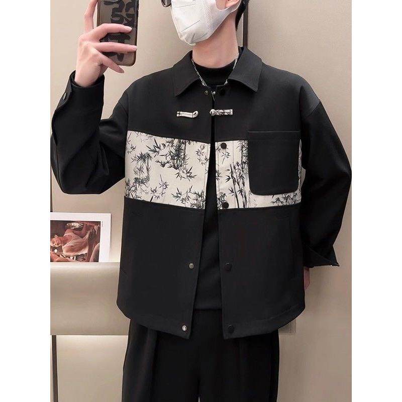 春秋季痞帅炸街夹克男款潮流帅气男装2025新款高级感潮牌外套