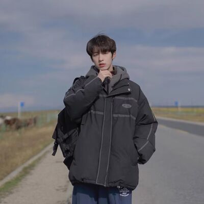 2025新款冬季棉服棉衣男生加厚保暖面包服运动休闲潮牌帅气外套