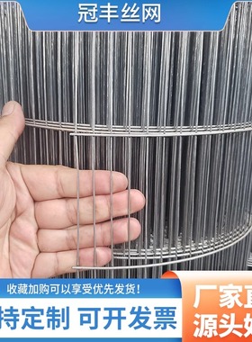 镀锌铁丝网围栏钢丝长孔养殖防鼠防护鸽舍铁网格网鸽笼子鸟笼网片