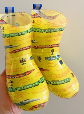 儿童新干线恐龙反光雨靴