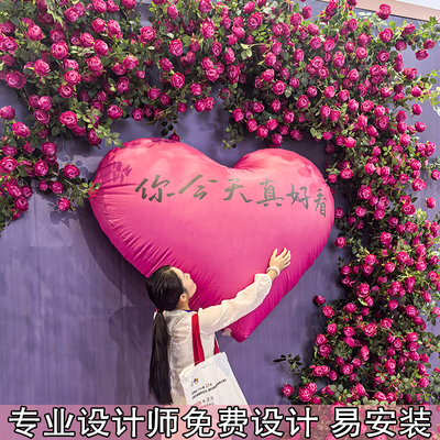 仿真玫瑰花藤蔷薇藤蔓假花