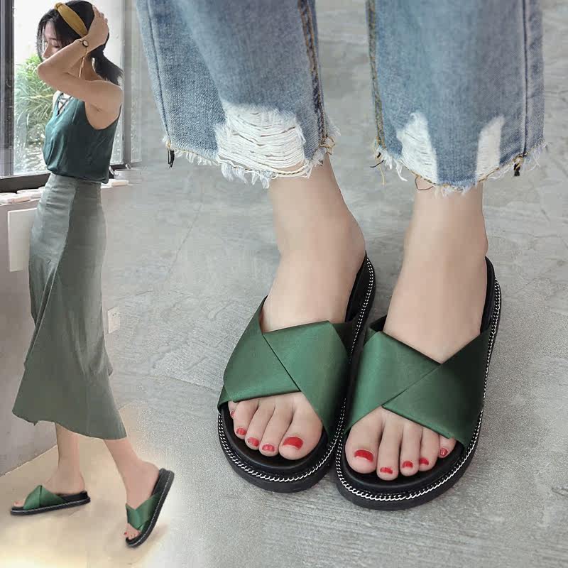 Sandales femme      en satin - Ref 2672090 Image 1