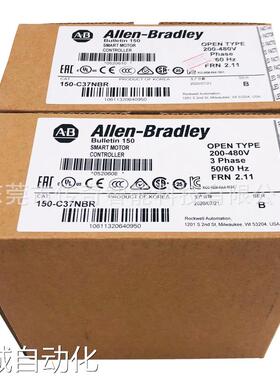 150-C30NBD-NC 罗克韦尔自动化 AB SMC软启动器 全新 150C30NBDNC