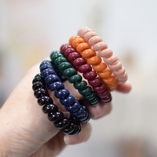 扎头绳电话线女韩国简约百搭橡皮筋耐用皮套彩色弹力好发绳发圈