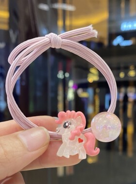 扎头发绳女童小马宝莉可爱发圈